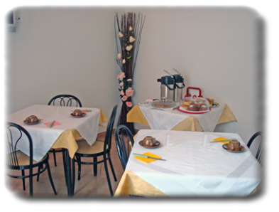 la sala per la colazione